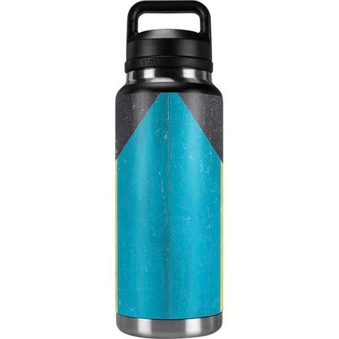 Bahamas Flag Distressed YETI Rambler 36oz Bottle Skin