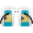 Bahamas Flag Distressed YETI Roadie 24 Hard Cooler Skin