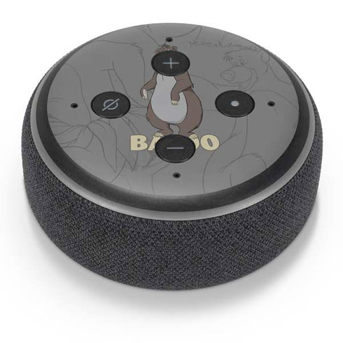 Disney Jungle Book Baloo Portrait Amazon Echo Dot Skin