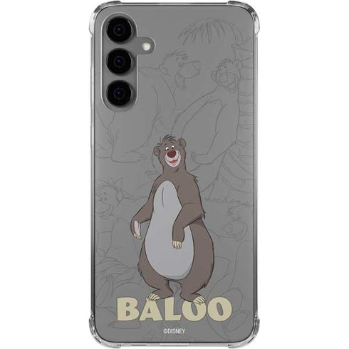Disney Jungle Book Baloo Portrait Galaxy S24 Plus Clear Case