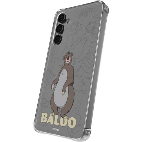 Disney Jungle Book Baloo Portrait Galaxy S24 Plus Clear Case