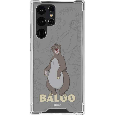 Disney Jungle Book Baloo Portrait Galaxy S24 Ultra Clear Case