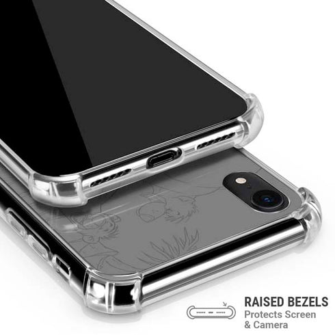 Disney Jungle Book Baloo Portrait iPhone XR Clear Case