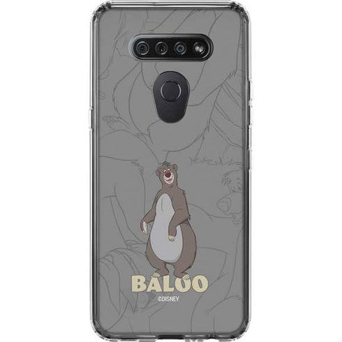 Disney Jungle Book Baloo Portrait LG K51/Q51 Clear Case