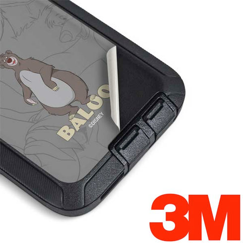 Disney Jungle Book Baloo Portrait Otterbox Defender Galaxy Skin