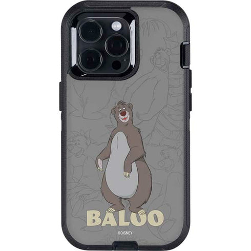 Disney Jungle Book Baloo Portrait Otterbox Defender iPhone Skin