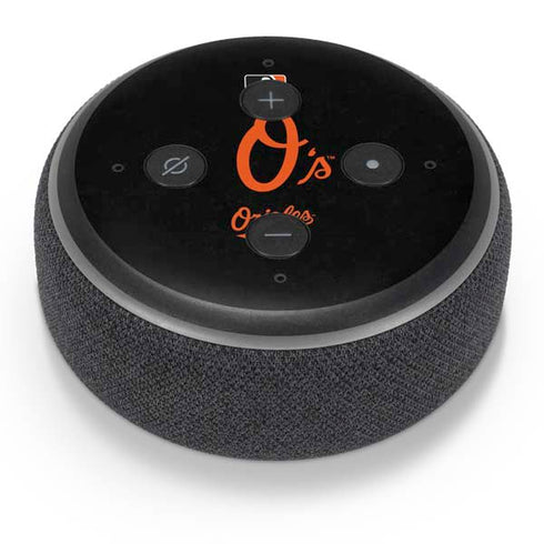 MLB Baltimore Orioles - Solid Distressed Amazon Echo Dot Skin