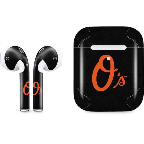 MLB Baltimore Orioles - Solid Distressed Apple AirPods 2 Skin