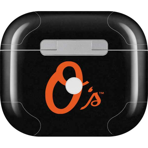 MLB Baltimore Orioles - Solid Distressed Apple AirPods (3rd Gen 2021) Skin
