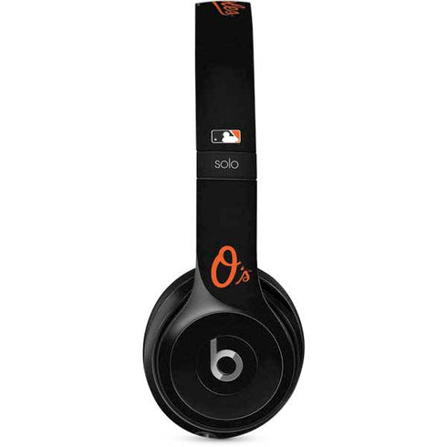 MLB Baltimore Orioles - Solid Distressed Beats Solo 2 Wired Skin