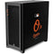 MLB Baltimore Orioles - Solid Distressed Corsair 4000D Tempered Glass Mid-Tower ATX Case Skin