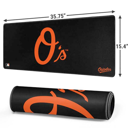 MLB Baltimore Orioles - Solid Distressed Gaming Mouse Pad