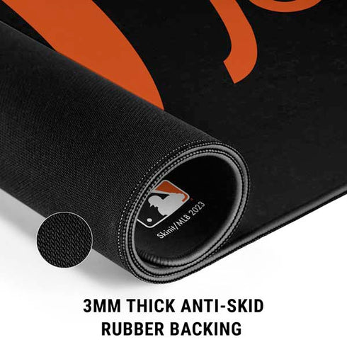 MLB Baltimore Orioles - Solid Distressed Gaming Mouse Pad