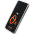 MLB Baltimore Orioles - Solid Distressed Galaxy A10e Clear Case