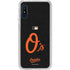 MLB Baltimore Orioles - Solid Distressed Galaxy A10e Clear Case