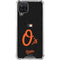 MLB Baltimore Orioles - Solid Distressed Galaxy A12 Clear Case
