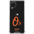 MLB Baltimore Orioles - Solid Distressed Galaxy A12 Clear Case