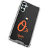 MLB Baltimore Orioles - Solid Distressed Galaxy A14 5G Clear Case