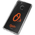 MLB Baltimore Orioles - Solid Distressed Galaxy A21 Clear Case