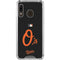 MLB Baltimore Orioles - Solid Distressed Galaxy A30 Clear Case