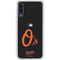 MLB Baltimore Orioles - Solid Distressed Galaxy A50 Clear Case