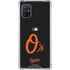 MLB Baltimore Orioles - Solid Distressed Galaxy A51 5G Clear Case