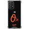 MLB Baltimore Orioles - Solid Distressed Galaxy A52 5G Clear Case