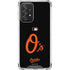 MLB Baltimore Orioles - Solid Distressed Galaxy A52 5G Clear Case