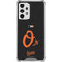 MLB Baltimore Orioles - Solid Distressed Galaxy A53 5G Clear Case