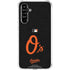 MLB Baltimore Orioles - Solid Distressed Galaxy A54 5G Clear Case