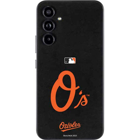 MLB Baltimore Orioles - Solid Distressed Galaxy A54 5G Skin