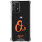 MLB Baltimore Orioles - Solid Distressed Galaxy A72 5G Clear Case
