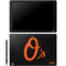 MLB Baltimore Orioles - Solid Distressed Galaxy Book 12in Skin