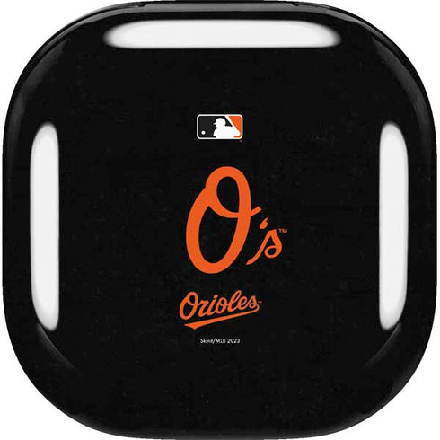 MLB Baltimore Orioles - Solid Distressed Galaxy Buds Live Skin