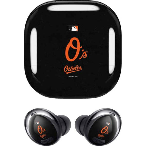 MLB Baltimore Orioles - Solid Distressed Galaxy Buds Pro Skin