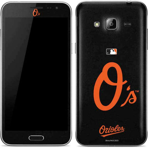 MLB Baltimore Orioles - Solid Distressed Galaxy J3 Skin