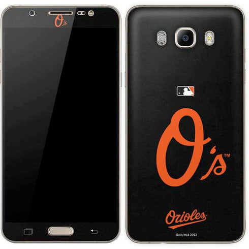 MLB Baltimore Orioles - Solid Distressed Galaxy J7 Skin