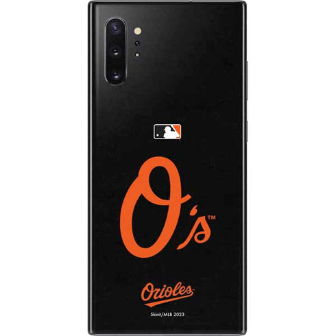 MLB Baltimore Orioles - Solid Distressed Galaxy Note 10 Plus Skin