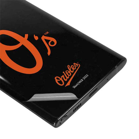 MLB Baltimore Orioles - Solid Distressed Galaxy Note 10 Plus Skin