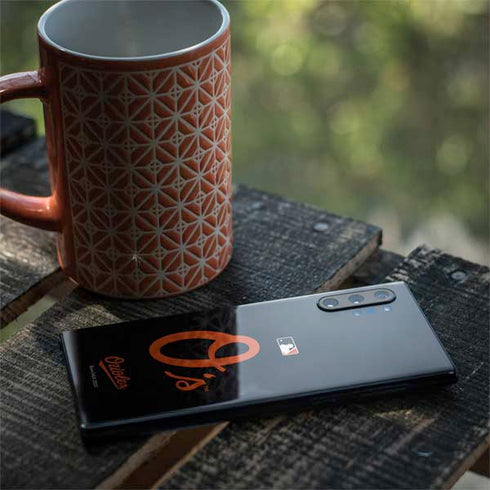 MLB Baltimore Orioles - Solid Distressed Galaxy Note 10 Plus Skin