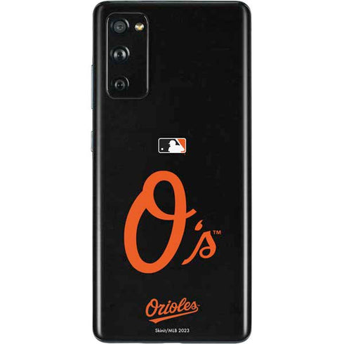 MLB Baltimore Orioles - Solid Distressed Galaxy S20 Fan Edition Skin