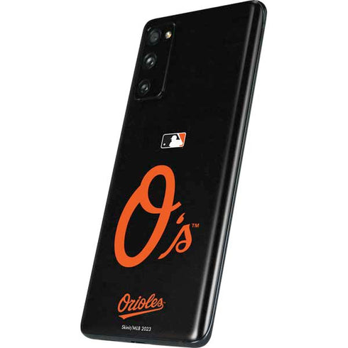 MLB Baltimore Orioles - Solid Distressed Galaxy S20 Fan Edition Skin