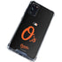 MLB Baltimore Orioles - Solid Distressed Galaxy S20 FE Clear Case