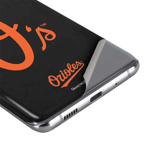 MLB Baltimore Orioles - Solid Distressed Galaxy S20 Plus Skin