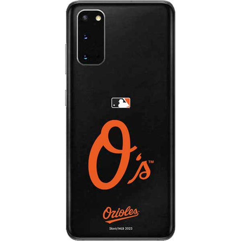 MLB Baltimore Orioles - Solid Distressed Galaxy S20 Skin