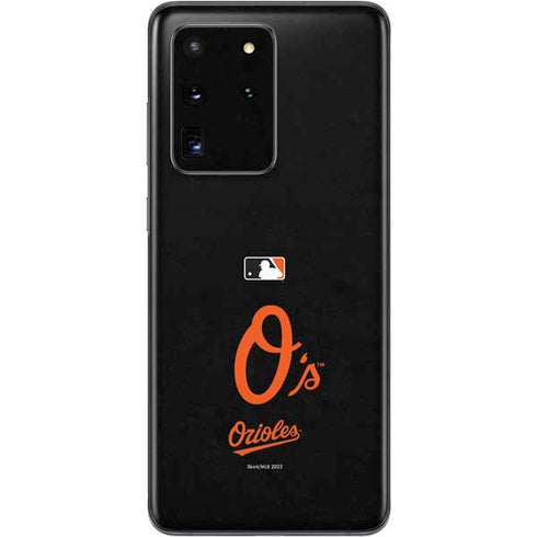 MLB Baltimore Orioles - Solid Distressed Galaxy S20 Ultra 5G Skin