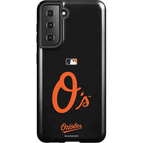 MLB Baltimore Orioles - Solid Distressed Galaxy S21 5G Pro Case