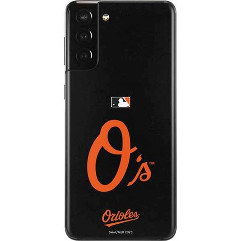 MLB Baltimore Orioles - Solid Distressed Galaxy S21 Plus 5G Skin