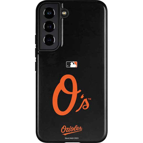 MLB Baltimore Orioles - Solid Distressed Galaxy S22 Pro Case