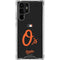 MLB Baltimore Orioles - Solid Distressed Galaxy S22 Ultra Clear Case
